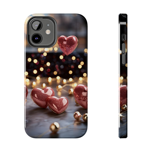 Sparkle Hearts Phone Case