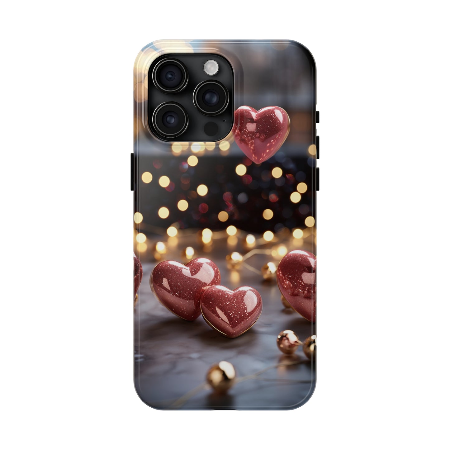 Sparkle Hearts Phone Case