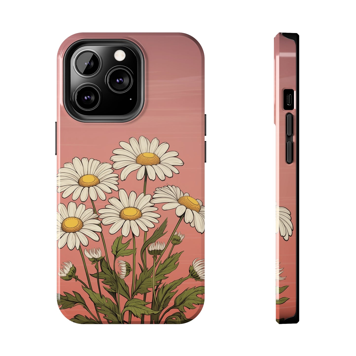 Daisies on Pink Phone Case