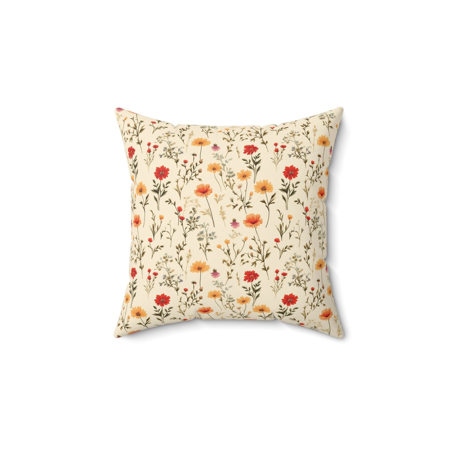 Wildflower and Butterflies Pillow