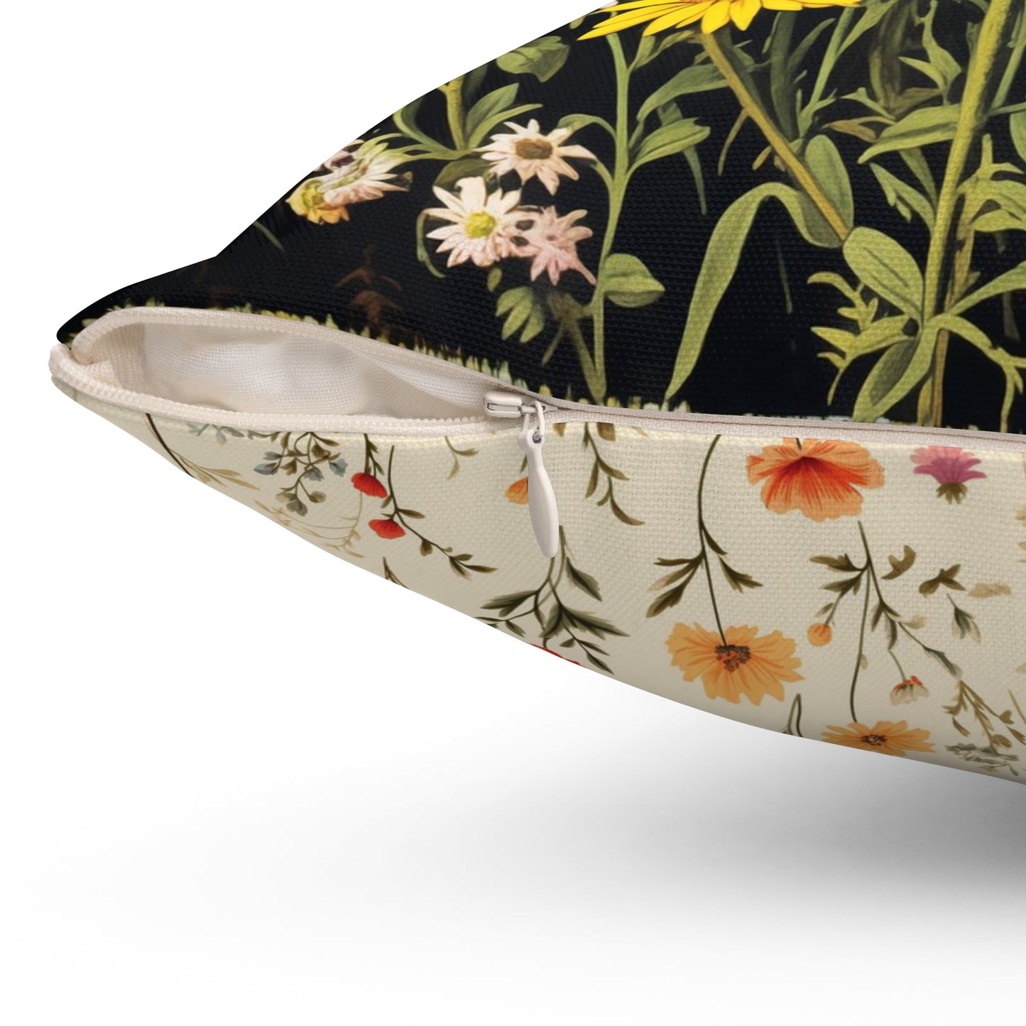 Wildflower and Butterflies Pillow