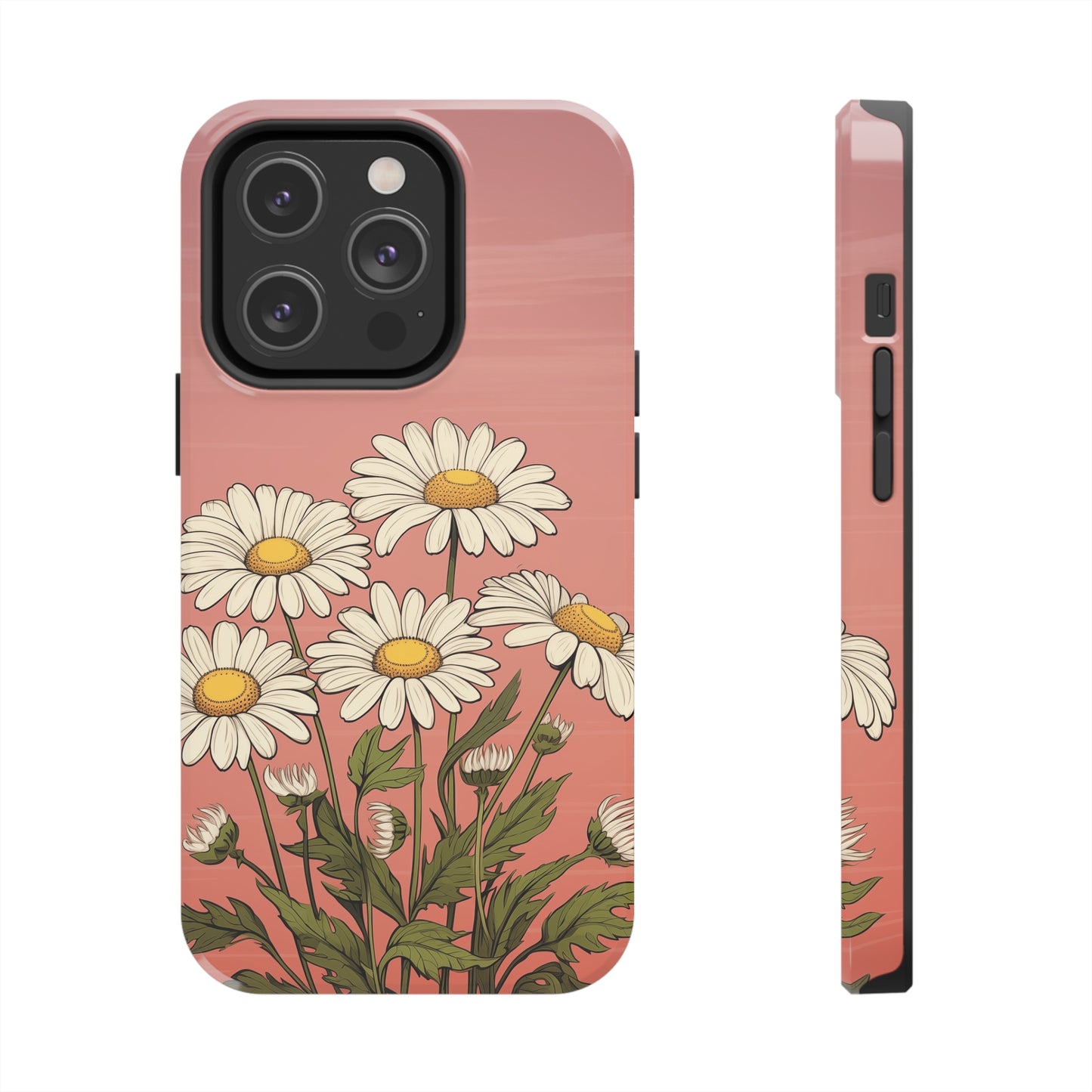 Daisies on Pink Phone Case