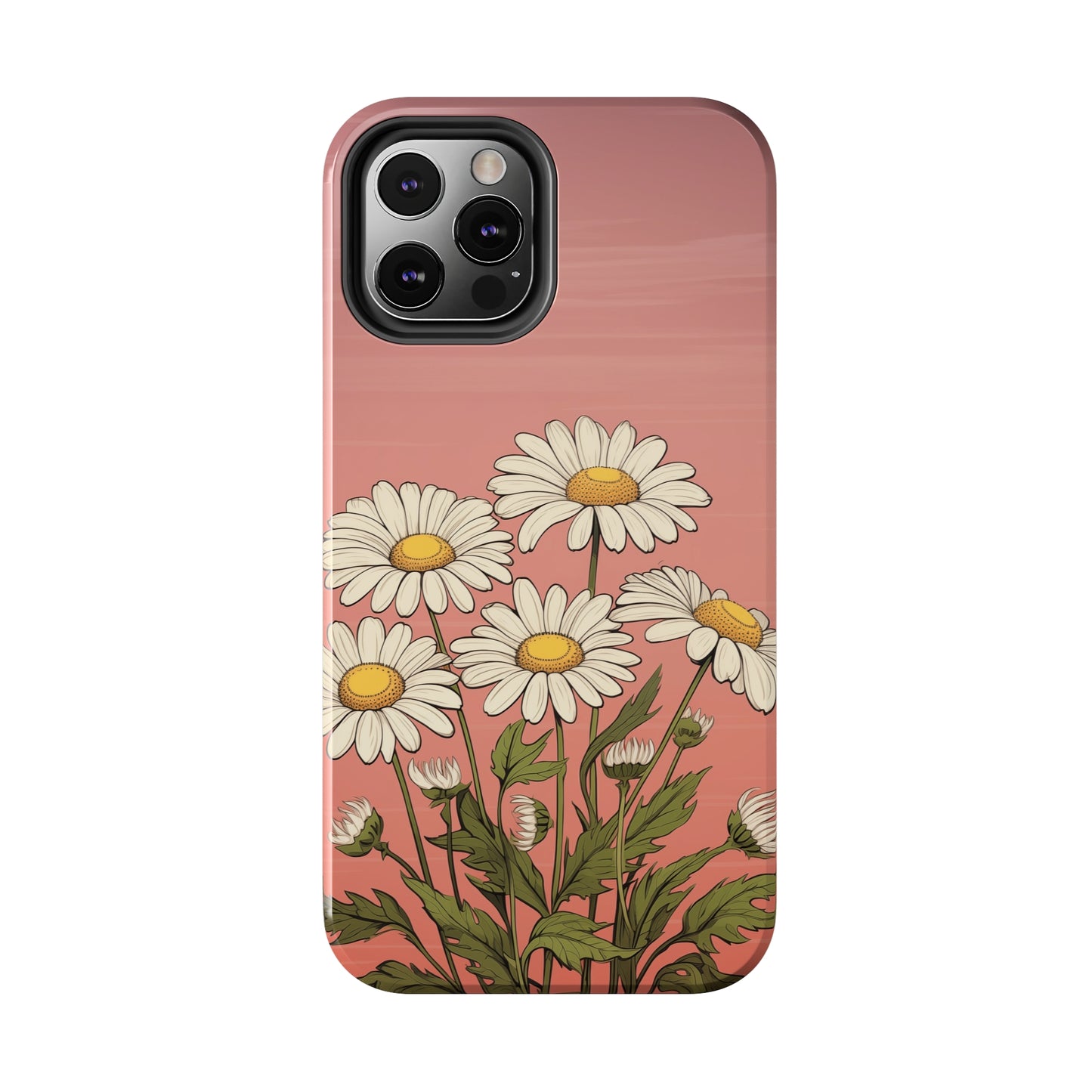 Daisies on Pink Phone Case