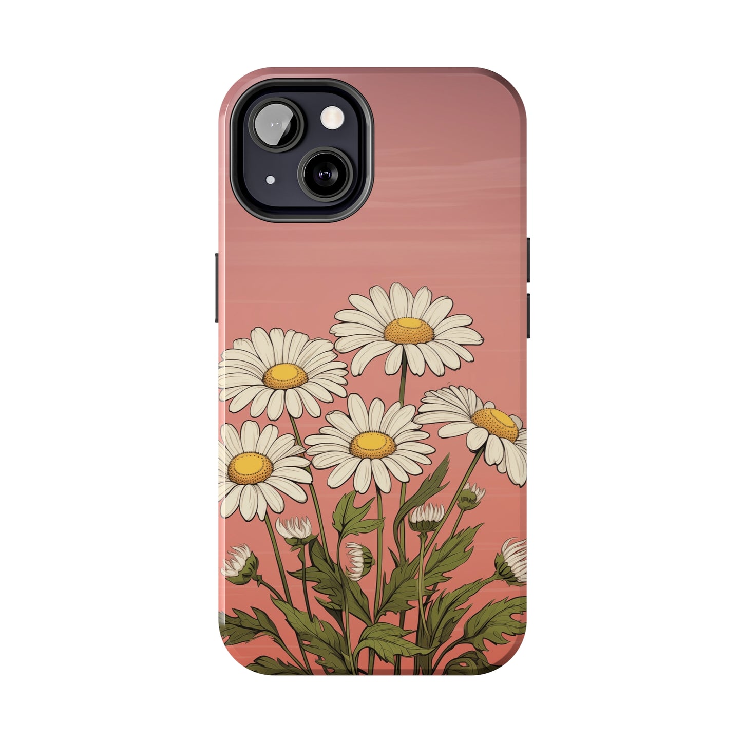 Daisies on Pink Phone Case