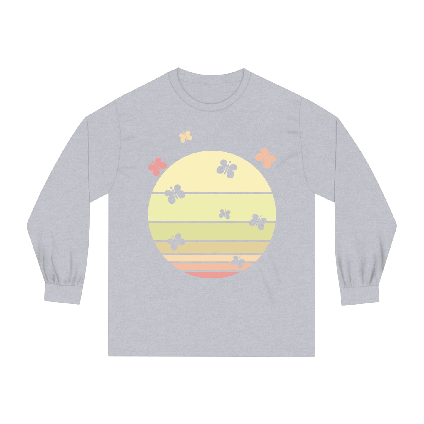 Butterfly Sunrise Long Sleeve T-Shirt