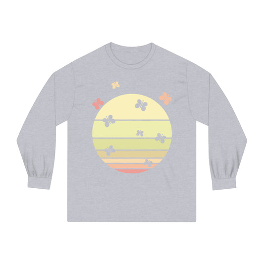 Butterfly Sunrise Long Sleeve T-Shirt