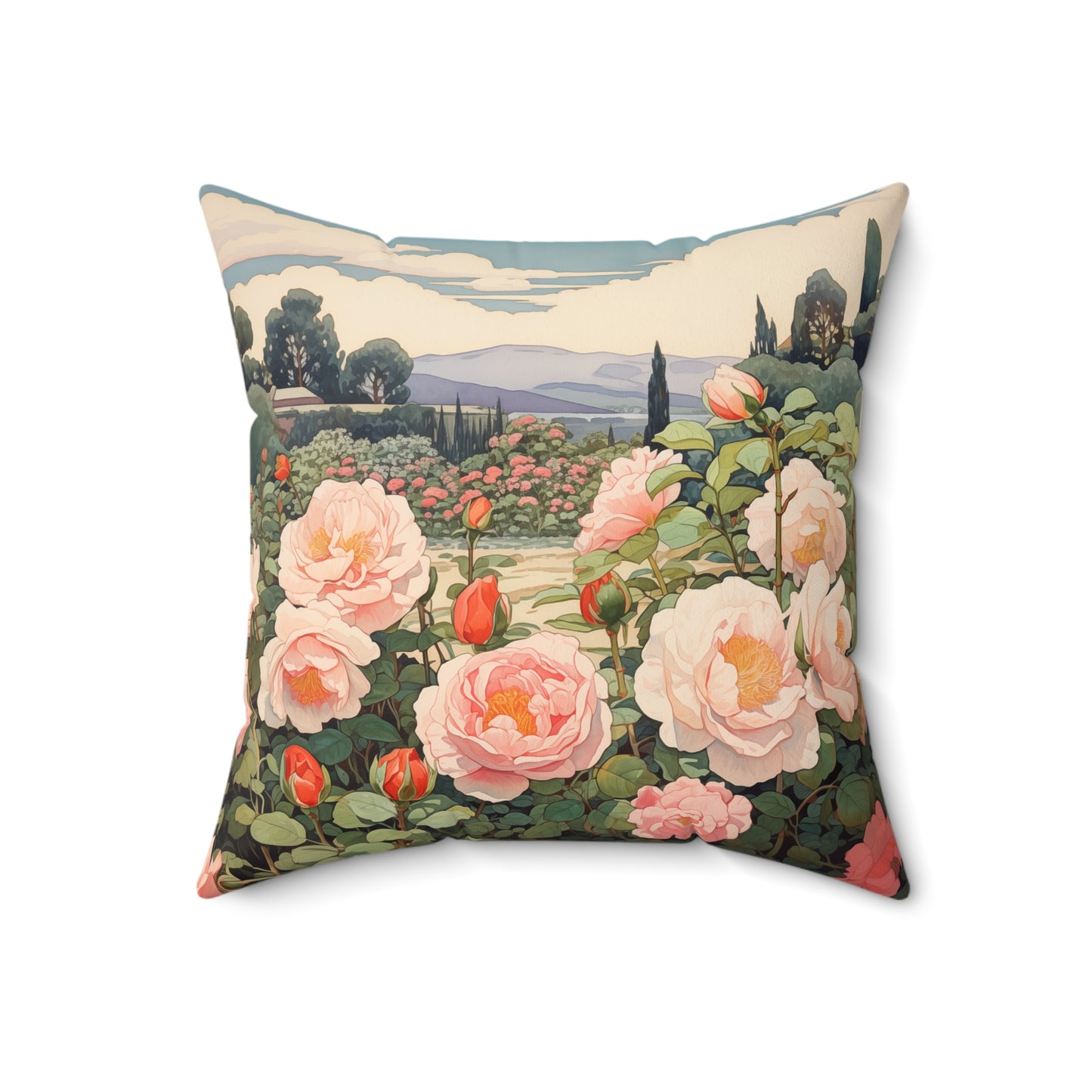 Garden Roses Pillow