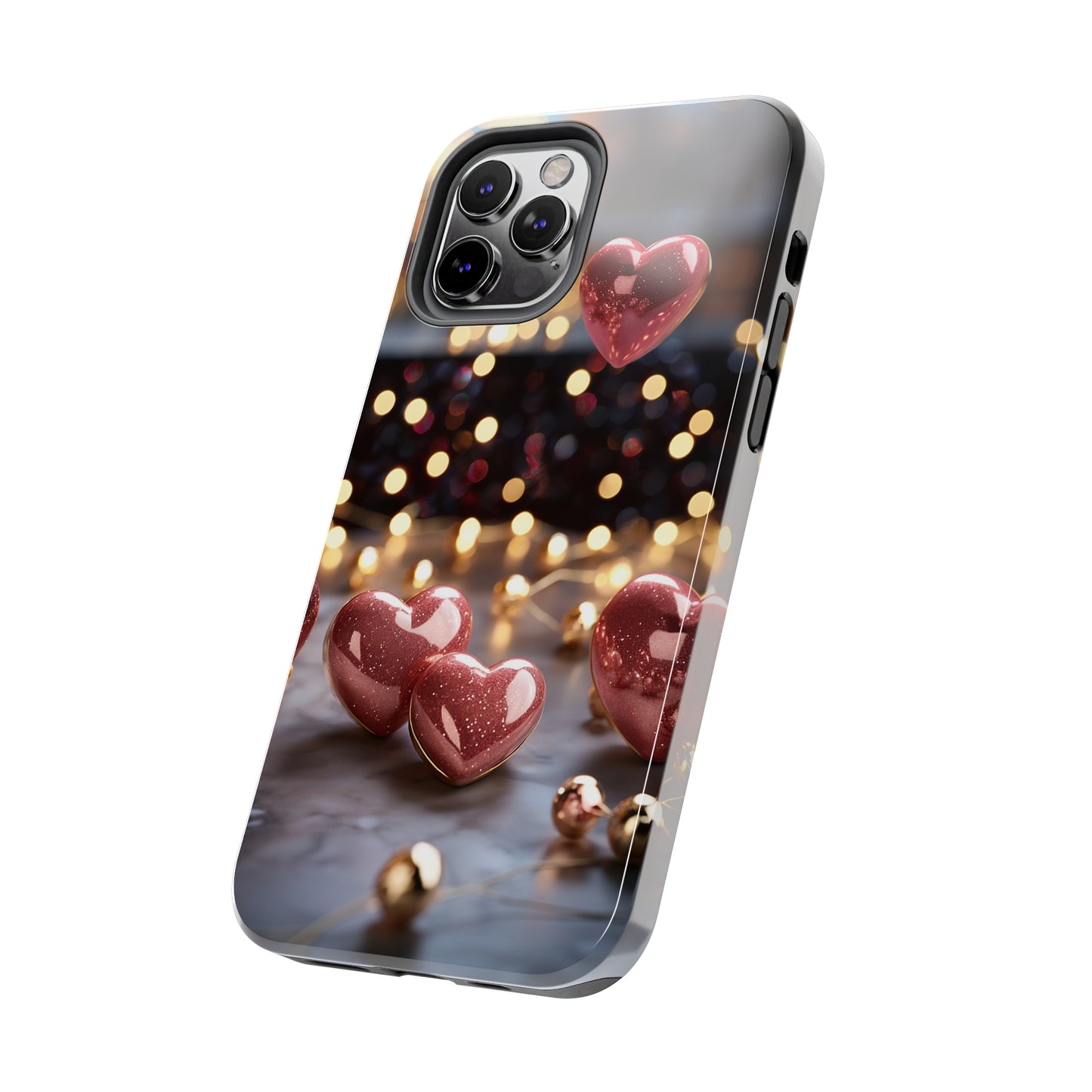 Sparkle Hearts Phone Case