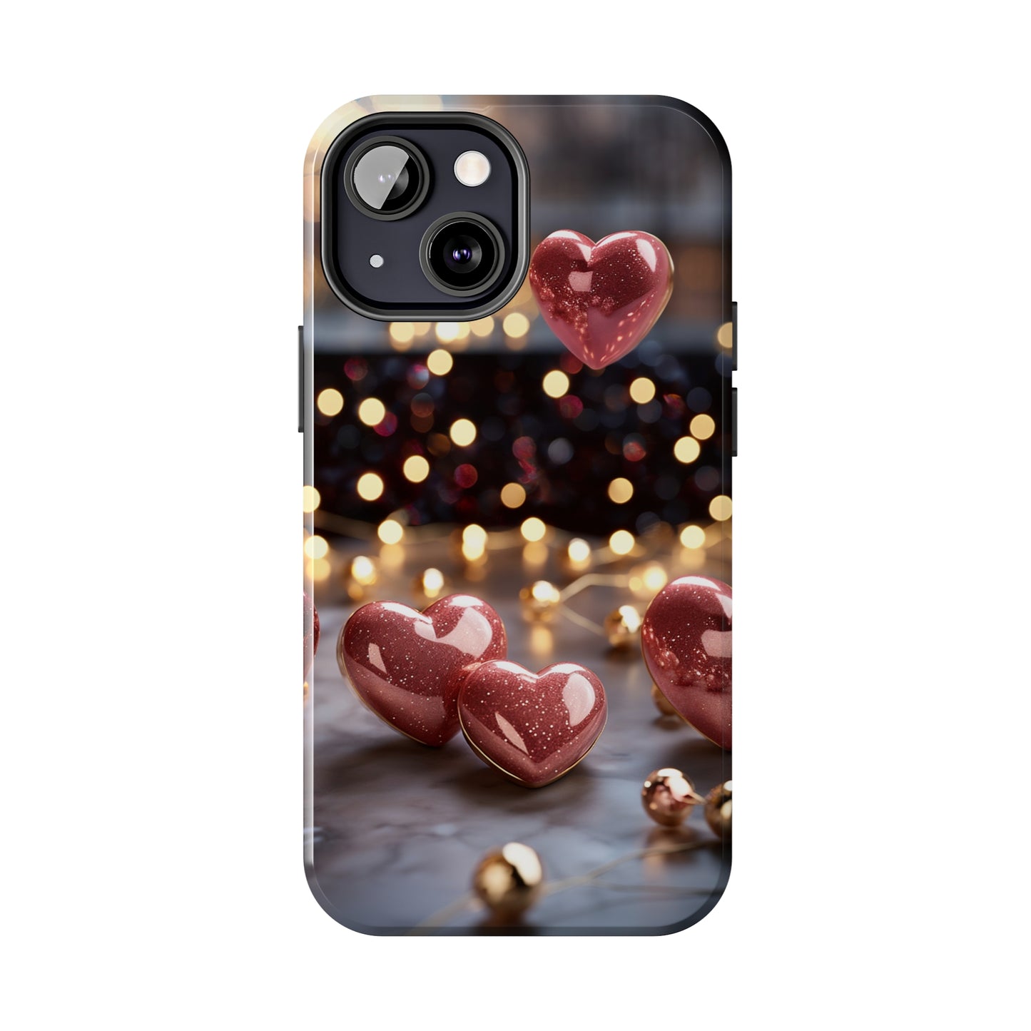 Sparkle Hearts Phone Case